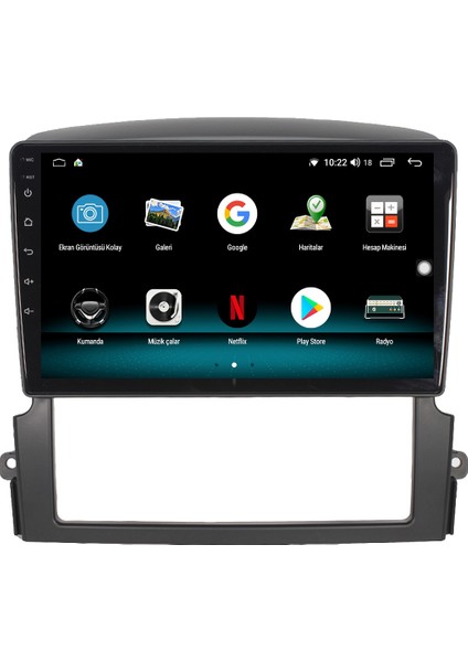 Kia Sorento Android 10 Carplay Özellikli Navigasyon Multimedya Ekran 2gb Ram + 32GB HDD