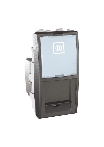 MGU3.420.12 Top Grafit RJ45 Cat 5e Utp - 1 Modül