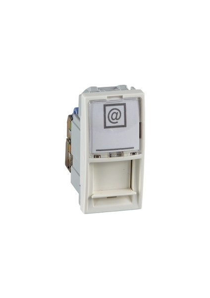 MGU3.420.25 Top Fildişi RJ45- 1 Çıkış - 1 Modül