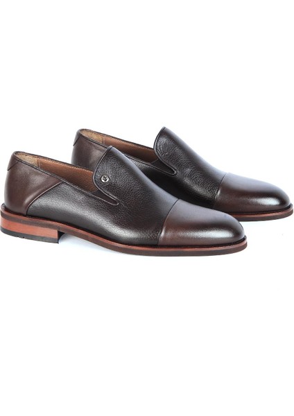 104H11 Exclusıve Kahve Geyik Erkek Klasik Ayakkabı
