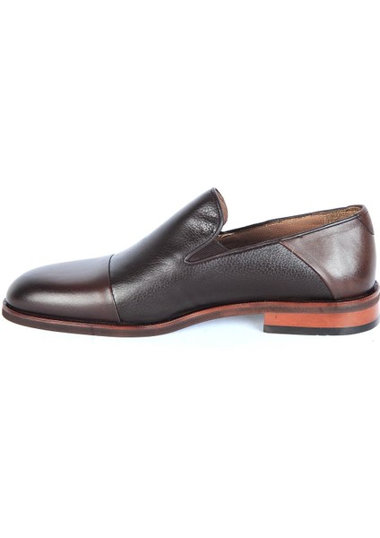 104H11 Exclusıve Kahve Geyik Erkek Klasik Ayakkabı modelleri