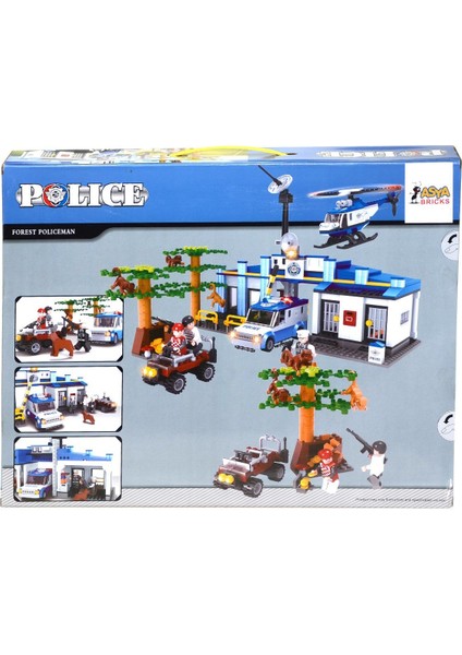 0131 23802 Asya Bricks Polis Blok Seti / 567 Parça fiyatları