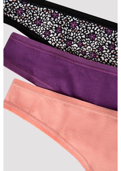 Leo Floral 3lü Thong Külot fiyatları