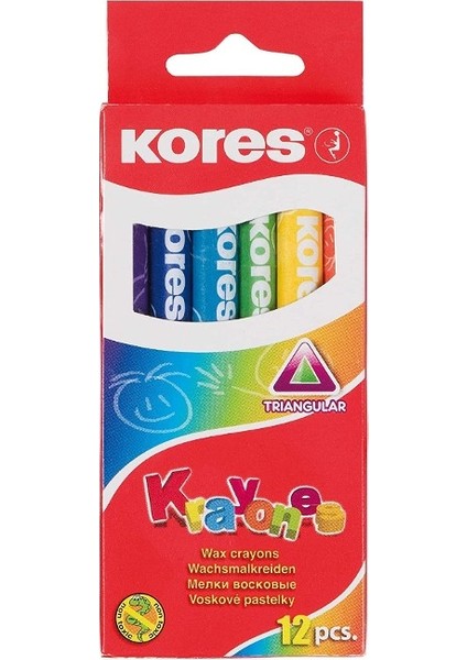 Mum Boya Üçgen 12Renk 33101