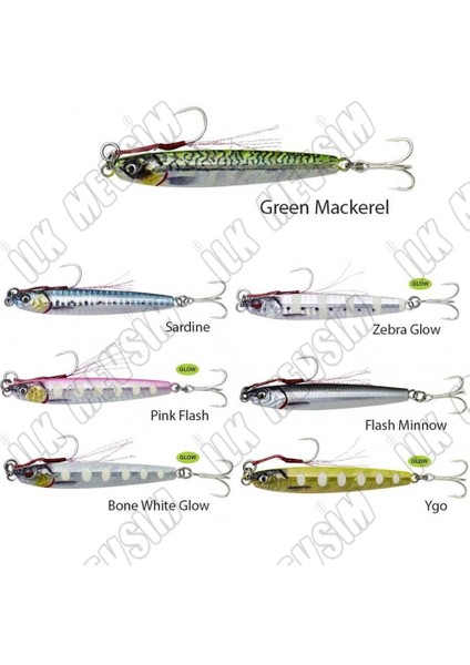 3D Jig Minnow 40GR 9,3cm Jig