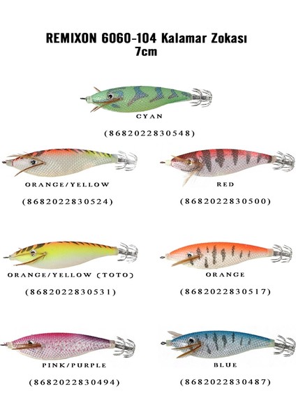 6060-104 7cm Kalamar