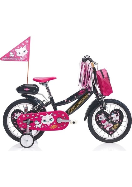 Moggy 16 Jant V Fren Hafif Aluminyum Çocuk Bisikleti Siyah