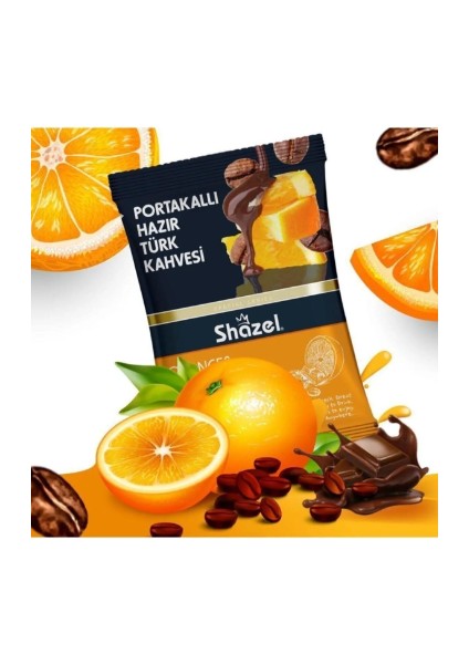 Portakallı Türk Kahvesi 100 gr x 5 Adet