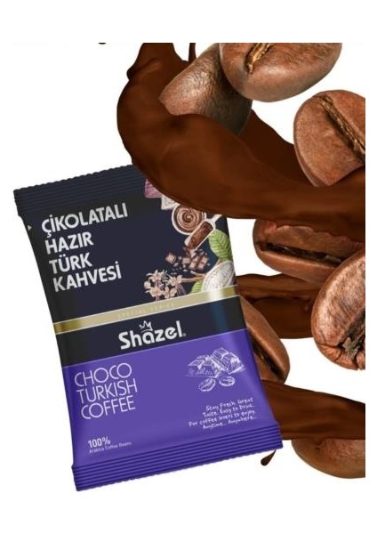 Çikolatalı Hazır Türk Kahvesi 100 gr 16 Adet (1 Koli)