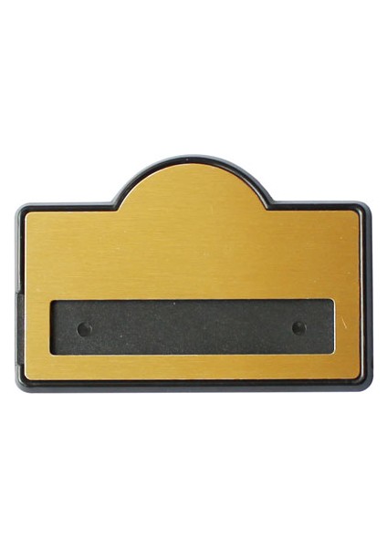 Metal Yaka Isimligi - (Iğneli) Gold 10 Adet NAMES10