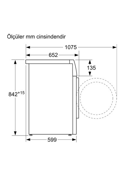 KM9610CTR  9 kg A++ Isı Pompalı Kurutma Makinası