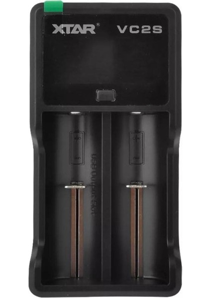 VC2S LCD Ekranlı Li-Ion/ni-Mh/ni-Cd Pil Şarj Cihazı 2li