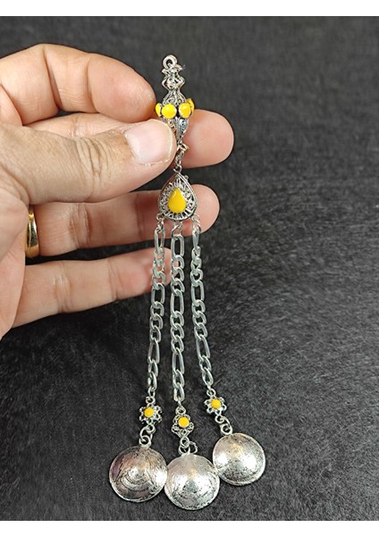 Usta İşçilikli Gümüş Kaplama Tesbih Püskülü