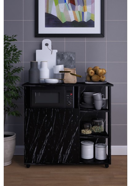 Malta Çok Amaçlı Dolap Mikrodalga Dolap Mdf