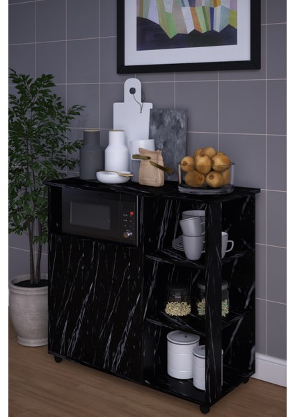 Malta Çok Amaçlı Dolap Mikrodalga Dolap Mdf fırsatları