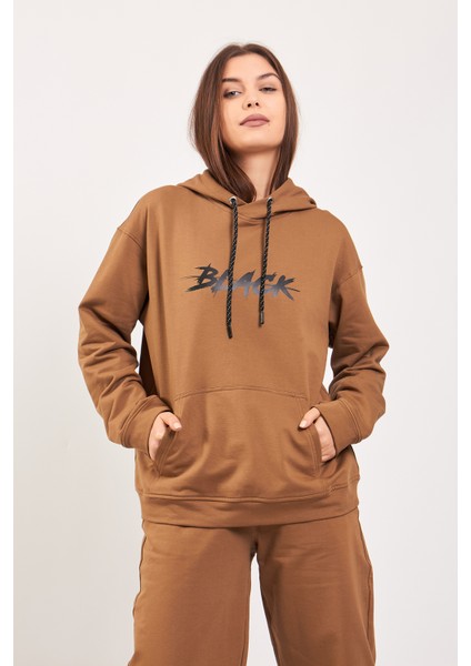 Oversize Kapüşonlu Sweatshirt