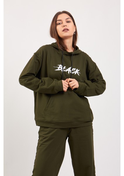 Oversize Kapüşonlu Sweatshirt