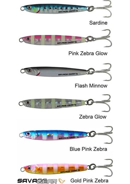 3D Slim Minnow 5 gr 4,6 cm Jig Yem