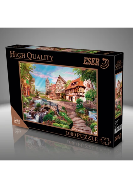 Puzzle 1000 Parça 68X48 cm Ruhestand Stadt