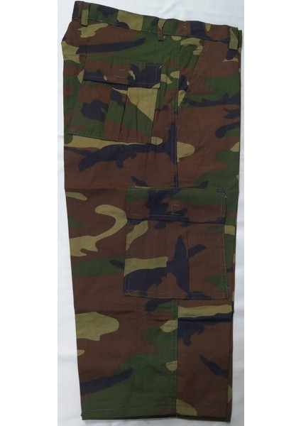 Kısa Kamflaj Kapri Pantolon Beden - 46