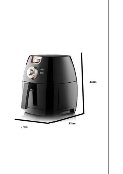 Aircook Yağsız Kızartma Sıcak Hava Fritöz - Airfryer SC300