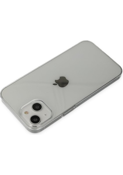 Happycase iPhone 13 Kılıf Pc Sert Şeffaf Kapak - Şeffaf