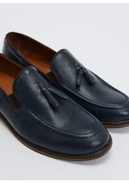 Deri Lacivert Erkek Günlük Ayakkabı Icord fırsatları