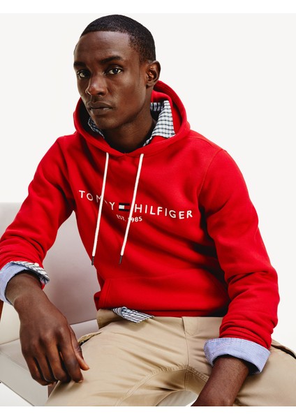 Sweatshirt, L, Kırmızı