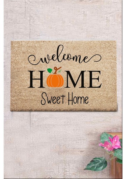 Coco Malenge 40X60 cm Doğal Koko Kıl Paspas,hindistan Naturel Kapı Önü Paspası