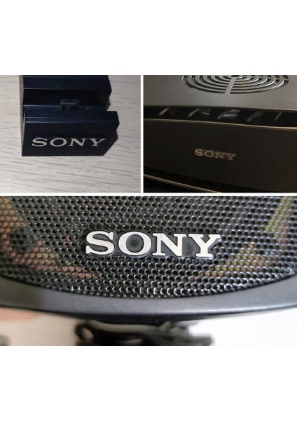 Sony Logo (10 Adet, Metal) Sony Hoparlör Logo Amblem fiyatları