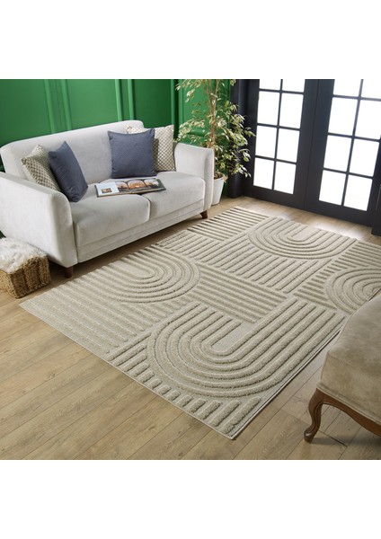 Quincey Bukleli Yumuşak Peluş Post Shaggy Krem Çocuk Odası Oturma Odası Salon Mutfak Halısı fiyatları