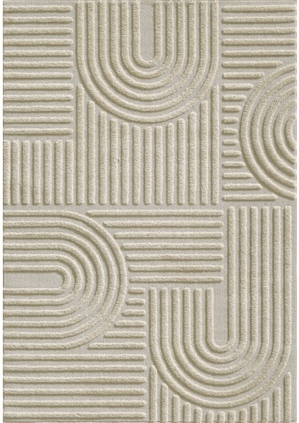 Quincey Bukleli Yumuşak Peluş Post Shaggy Krem Çocuk Odası Oturma Odası Salon Mutfak Halısı modelleri