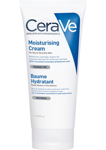 Moisturising Cream Kuru ve Çok Kuru Ciltler Için 177 ml