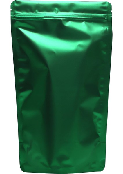 Yeşil Mat Kilitli Doypack Ambalaj 16 x 27 + 4 cm. 500 gr. - 250 Adet