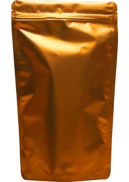 Turuncu Mat Kilitli Doypack Ambalaj 16 x 27 + 4 cm. 500 gr. - 50 Adet