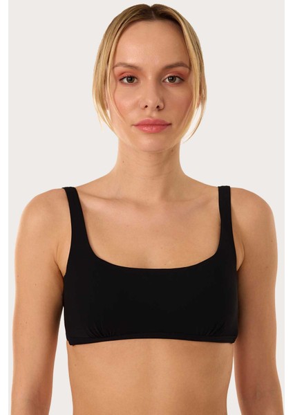 63558 Siyah Atlet Bikini Üstü