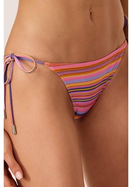 40735 Pembe Simli Bikini Takımı