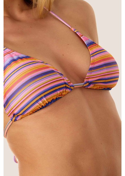40735 Pembe Simli Bikini Takımı