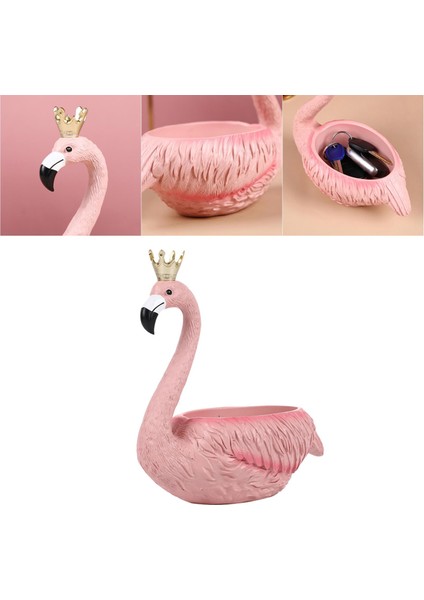 2 Adet Anahtar Depolama Süsleme Masaüstü Sundurma Için Ev Taşıma Flamingo Heykelcik (Yurt Dışından) fırsatları