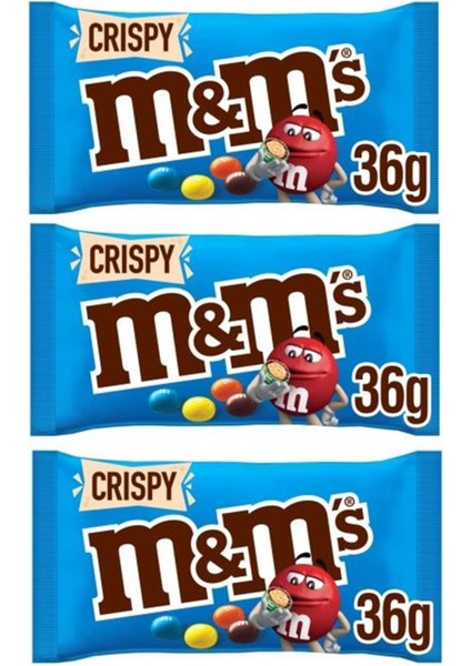 M&m Crispy 36 gr 3 Adet