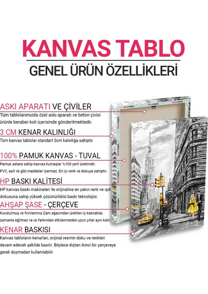 Kanvas Tablo Dekoratıf