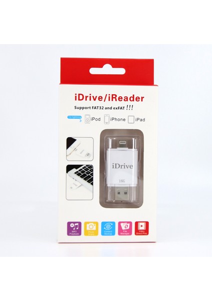 FAT32 16 GB Usb+Lightning Reader