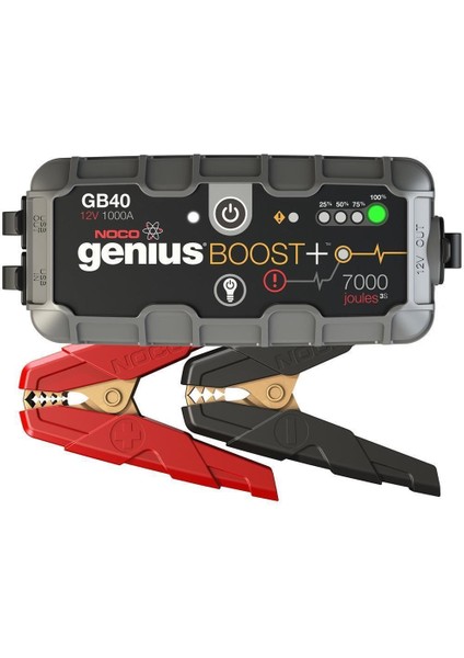 Genius GB40 12V 1000AMP Ultrasafe Lityum Akü Takviye + Powerbank + LED Lamba