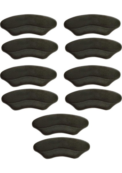 5 Çift Pedler Yumuşak Anti Kayma Ekleri Astar Yüksek Pedler Gevşek Siyah Için Koruyucular (Yurt Dışından)