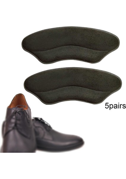 5 Çift Pedler Yumuşak Anti Kayma Ekleri Astar Yüksek Pedler Gevşek Siyah Için Koruyucular (Yurt Dışından) modelleri