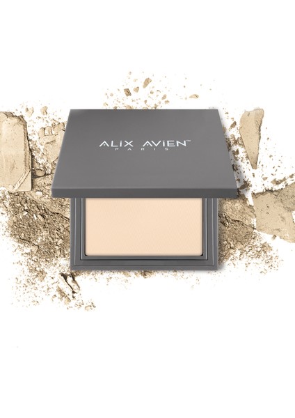 Compact Powder - Kompakt Pudra 01 Porcelain 12 Saate Kadar Kalıcılık - Soğuk Cilt Alt Tonu