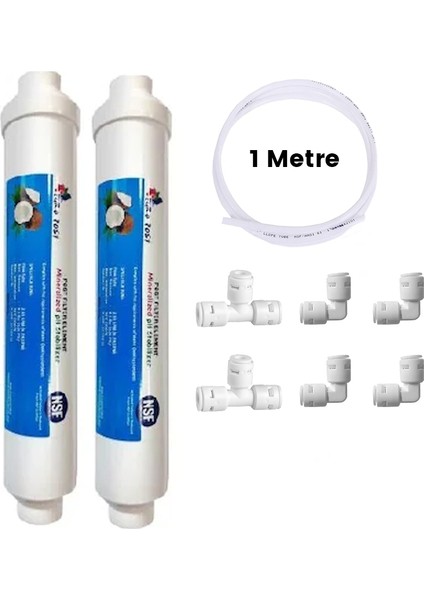 Su Arıtma Cihazı Tatlandırıcı Filtre ve Bağlantı Seti