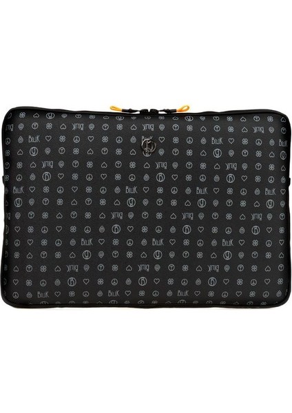 Monogram Siyah Unisex Laptop & Evrak Çantası Blkor Laptop-Mg