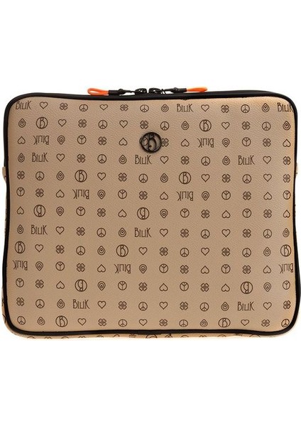 Monogram Açık Vizon Unisex Laptop & Evrak Çantası Blkor Notebook-Mn