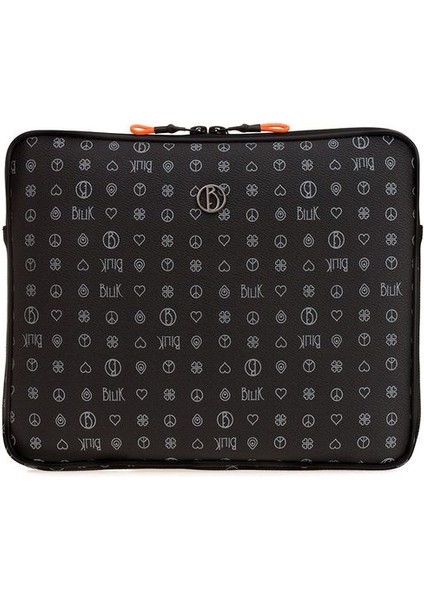 Monogram Siyah Unisex Laptop & Evrak Çantası Blkor Notebook-Mg